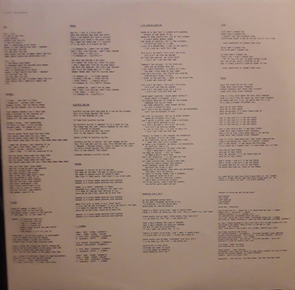 Talking Heads - Fear Of Music | Mint (M) Mint (M)-
