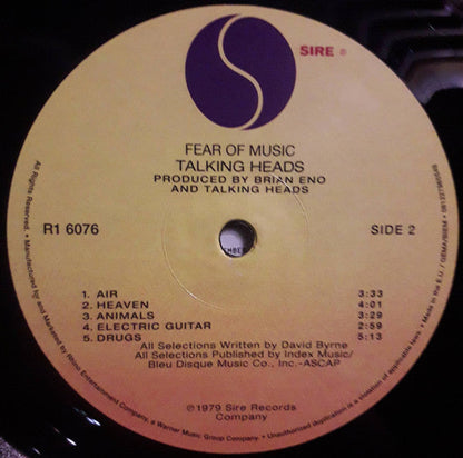 Talking Heads - Fear Of Music | Mint (M) Mint (M)-