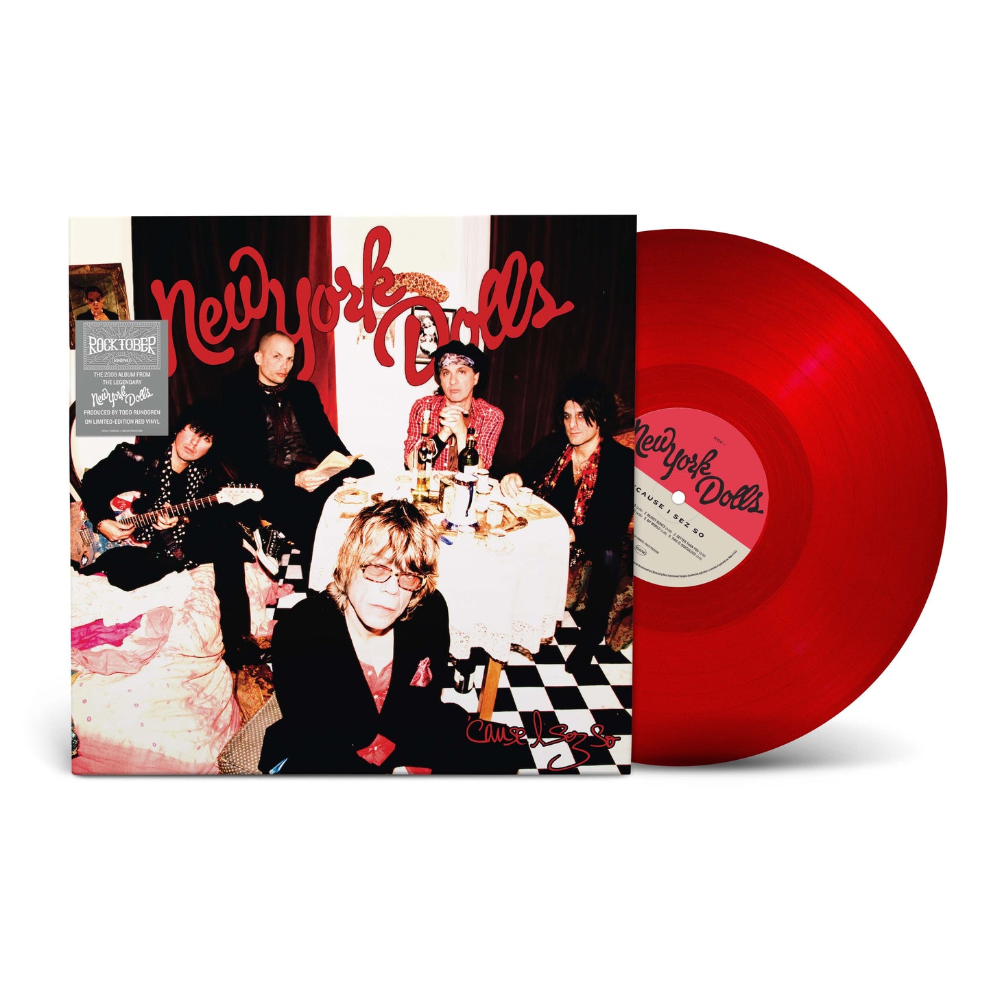 New York Dolls - 'Cuz I Sez So (RKTBR25) (RED VINYL) | Mint (M) Mint (M)-