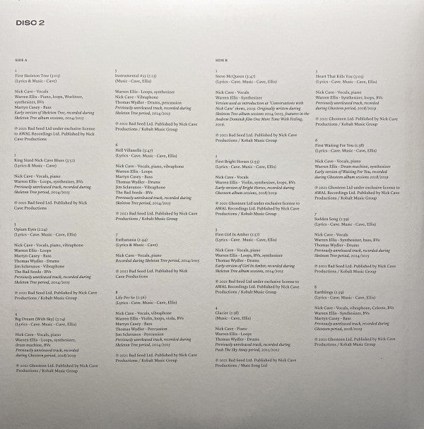 Nick Cave & The Bad Seeds - B-Sides & Rarities (Part II) | Mint (M) Mint (M)-