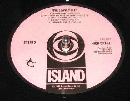 Nick Drake - Five Leaves Left (Vinyl) | Mint (M) Mint (M)-
