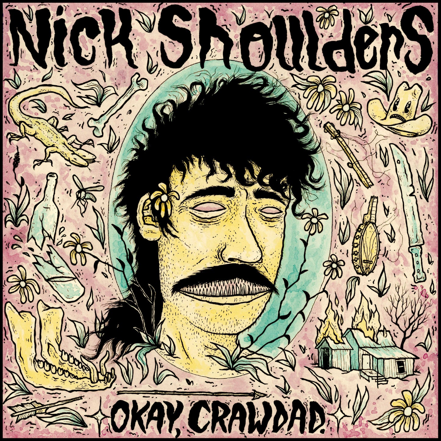 Nick Shoulders - Okay, Crawdad. (Violet VINYL) | Mint (M) Mint (M)-