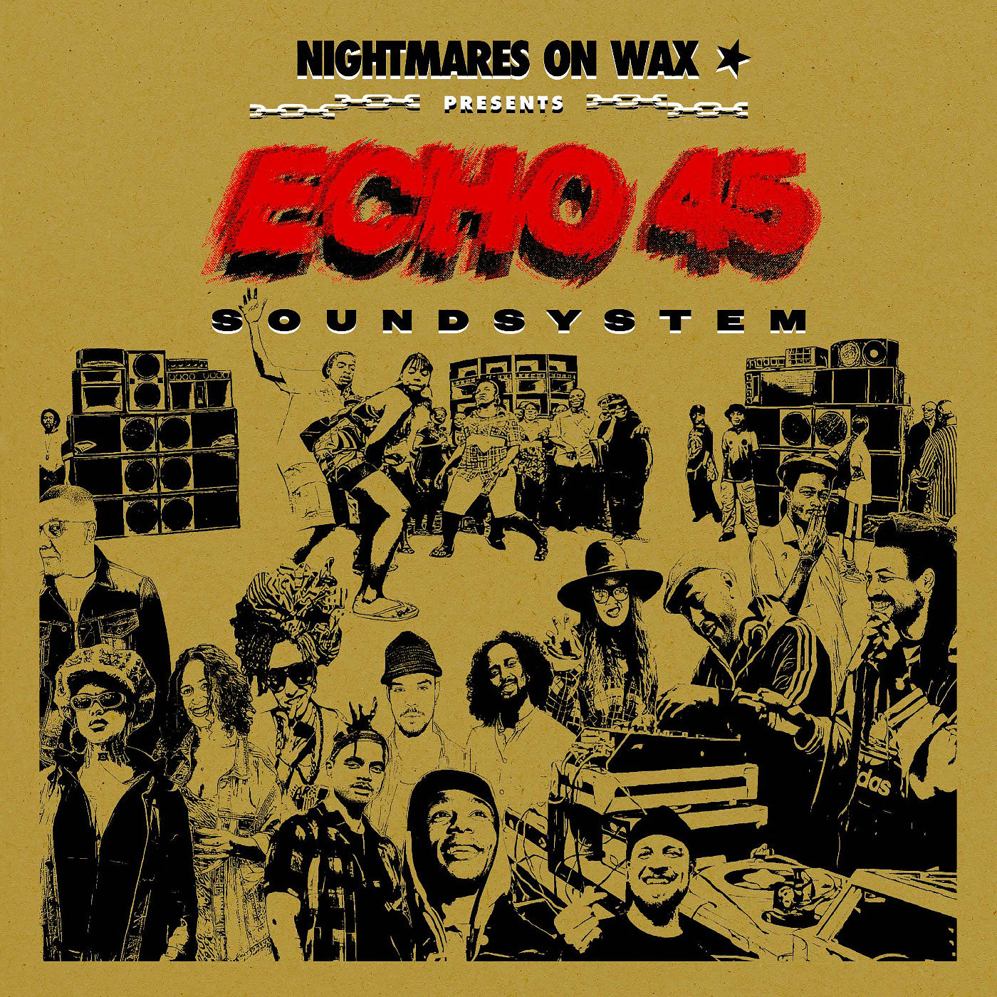 Nightmares On Wax - Echo45 Sound System (Gold Vinyl 2xLP) | Mint (M) Mint (M)-