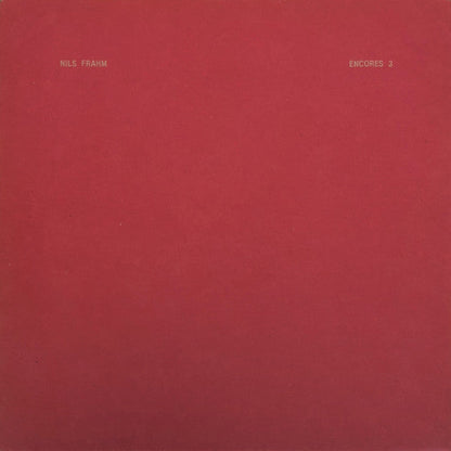 Nils Frahm - Encores 3 (VINYL) | Mint (M) Mint (M)-