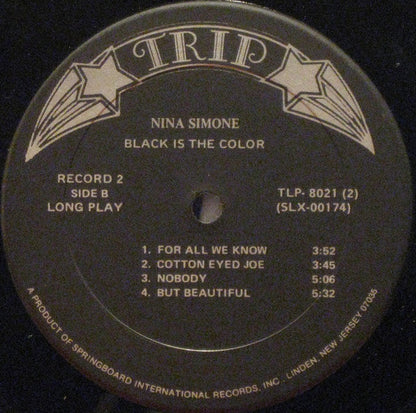 Nina Simone - Black Is The Color | Near Mint (NM) Very Good Plus (VG+)-