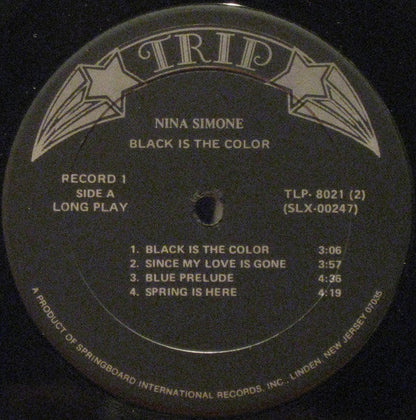 Nina Simone - Black Is The Color | Near Mint (NM) Very Good Plus (VG+)-