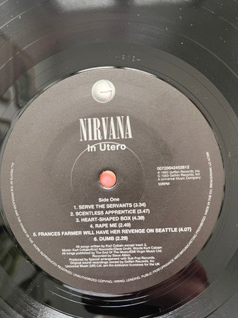 Nirvana - In Utero | Mint (M) Mint (M)-