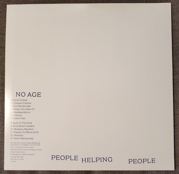 No Age - People Helping People | Mint (M) Mint (M)-