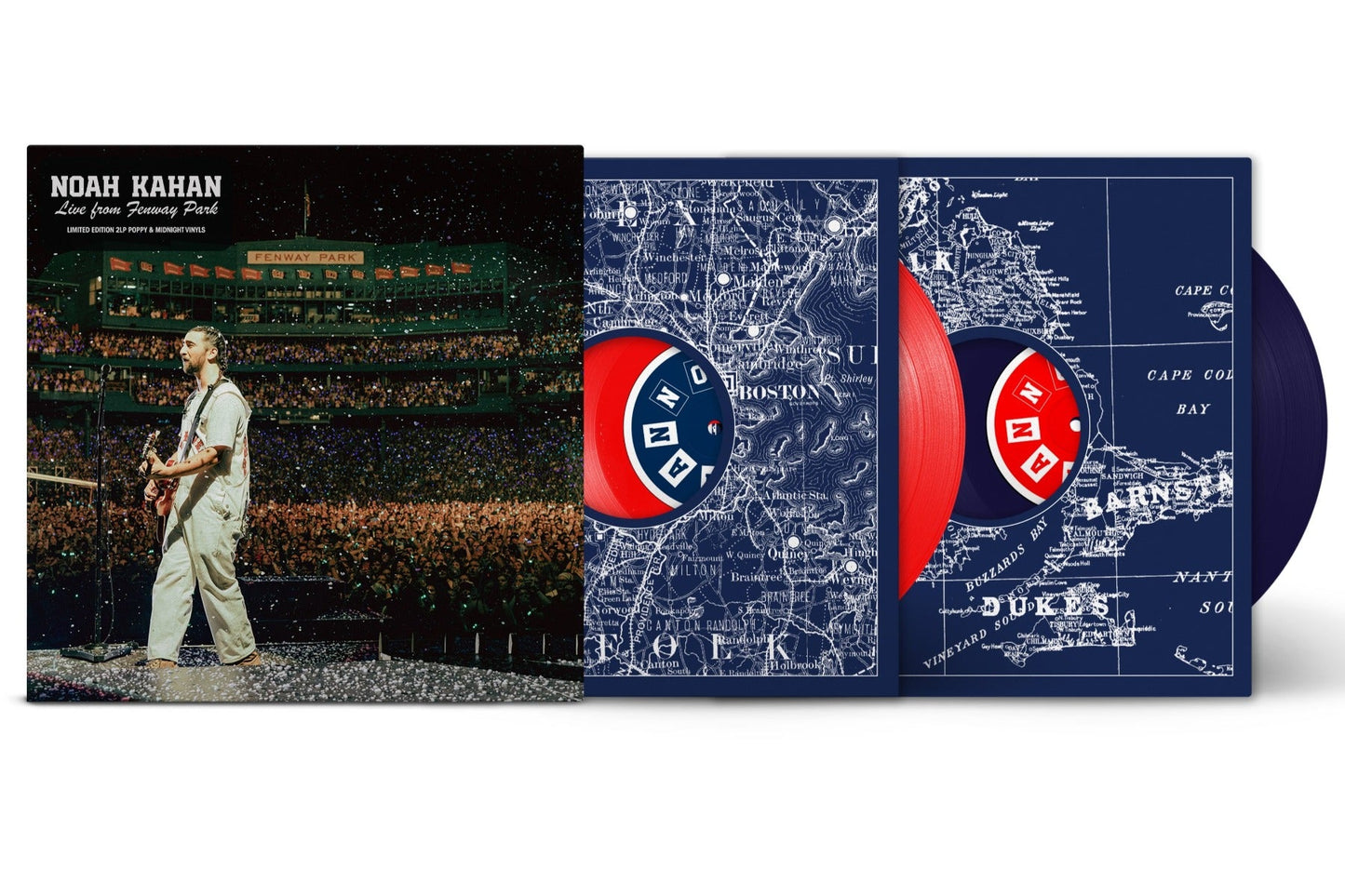 Noah Kahan - Live From Fenway Park (2X Blue & Red Vinyl) | Mint (M) Mint (M)-