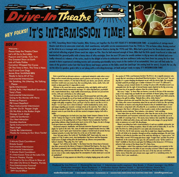 Hey Folks! It's Intermission Time! | Mint (M) Mint (M)-