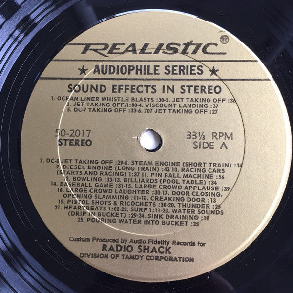 No Artist - Sound Effects In Stereo | Excellent (EX) Excellent (EX)-