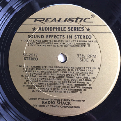 No Artist - Sound Effects In Stereo | Excellent (EX) Excellent (EX)-