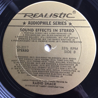 No Artist - Sound Effects In Stereo | Excellent (EX) Excellent (EX)-