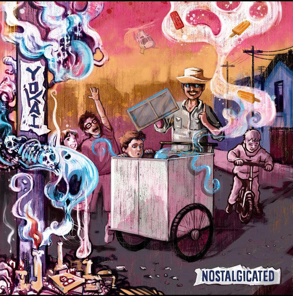 Yokai (9) - Nostalgicated (BLUE/YELLOW/MAGENTA SPLATTER VINYL) | Near Mint (NM or M-) Mint (M)--