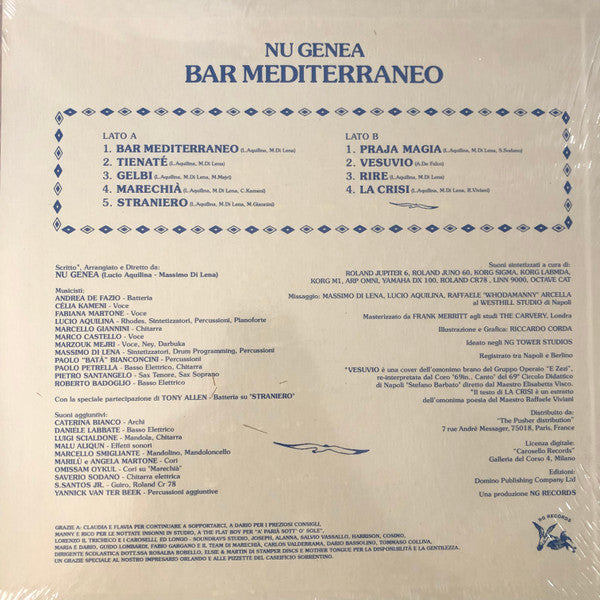 Nu Genea - Bar Mediterraneo (VINYL) | Mint (M) Mint (M)-