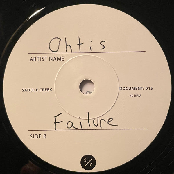 Ohtis - Schatze / Failure *7"* | Mint (M) Mint (M)-