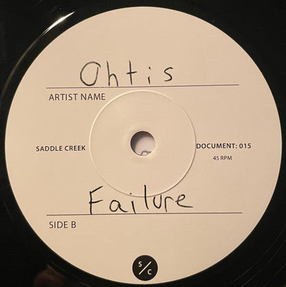 Ohtis - Schatze / Failure *7"* | Mint (M) Mint (M)-
