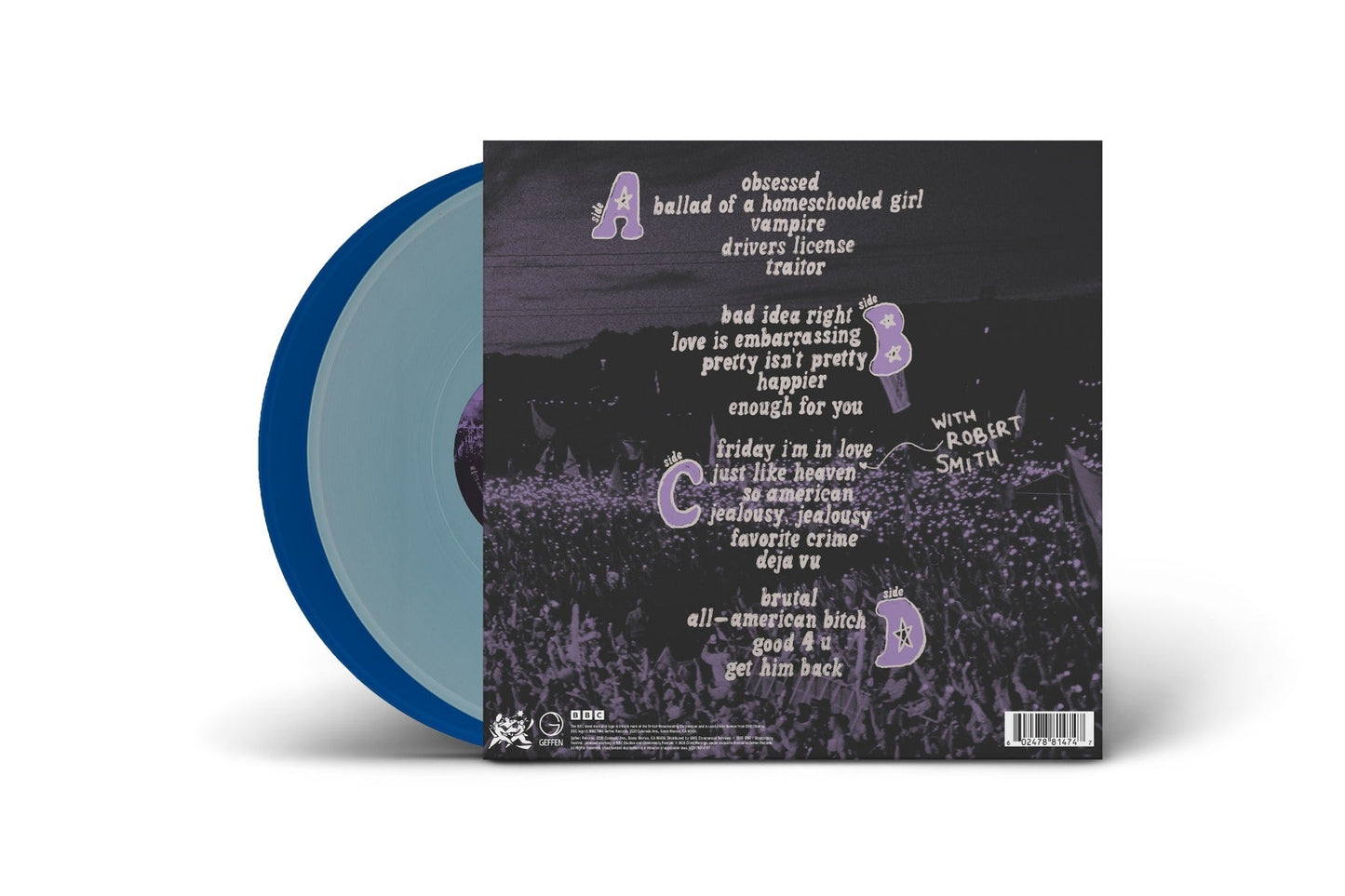 Olivia Rodrigo - Live From Glastonbury (A BBC Recording) (2x LIGHT BLUE/COBALT VINYL) | Mint (M) Mint (M)-