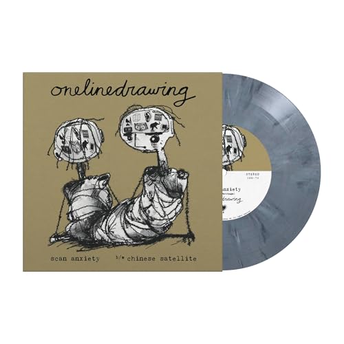 Onelinedrawing - Scan Anxiety (Cloudy Grey 7" VINYL) | Mint (M) Mint (M)-