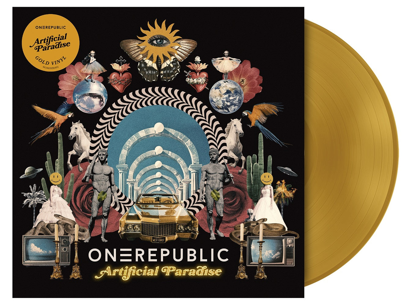 Onerepublic - Artificial Paradise (Colored Vinyl, Gold) | Mint (M) Mint (M)-