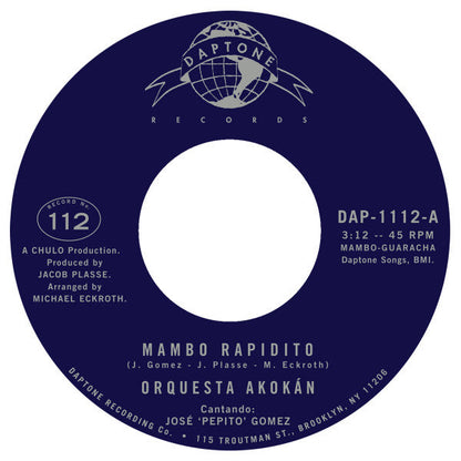 Mambo Rapidito / Un Tabaco Para Elegua (VINYL 7") | Mint (M) Generic-