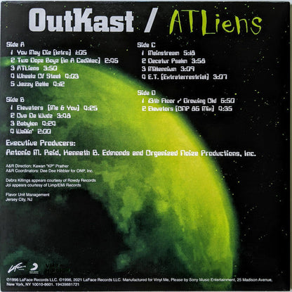 OutKast - ATLiens (VMP | NEON GREEN & BLUE GALAXY VINYL) | Mint (M) Mint (M)-