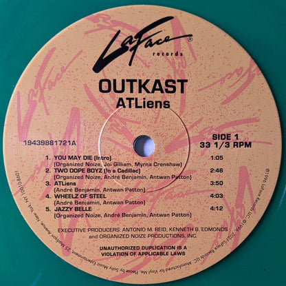 OutKast - ATLiens (VMP | NEON GREEN & BLUE GALAXY VINYL) | Mint (M) Mint (M)-