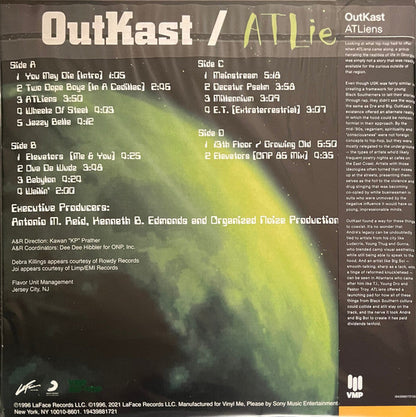 OutKast - ATLiens (VMP | NEON GREEN & BLUE GALAXY VINYL) | Mint (M) Mint (M)-