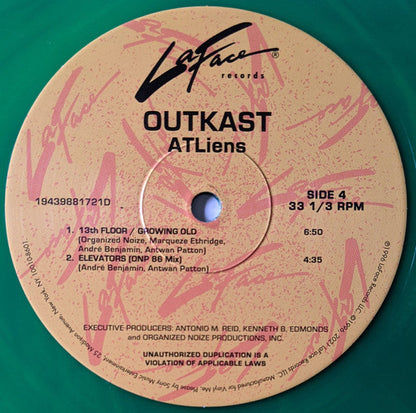 OutKast - ATLiens (VMP | NEON GREEN & BLUE GALAXY VINYL) | Mint (M) Mint (M)-