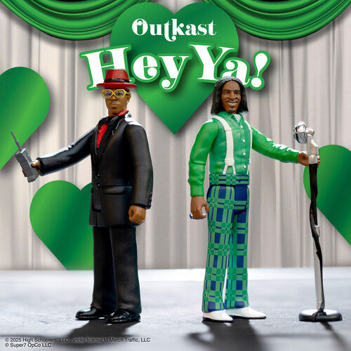 Outkast - Super7 - OutKast - ReAction Figures Wv4 - Hey Ya! 2-Pack (Action Figure, Collectible) |-
