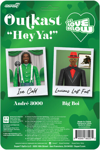 Outkast - Super7 - OutKast - ReAction Figures Wv4 - Hey Ya! 2-Pack (Action Figure, Collectible) |-