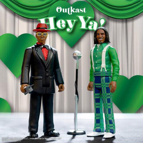 Outkast - Super7 - OutKast - ReAction Figures Wv4 - Hey Ya! 2-Pack (Action Figure, Collectible) |-