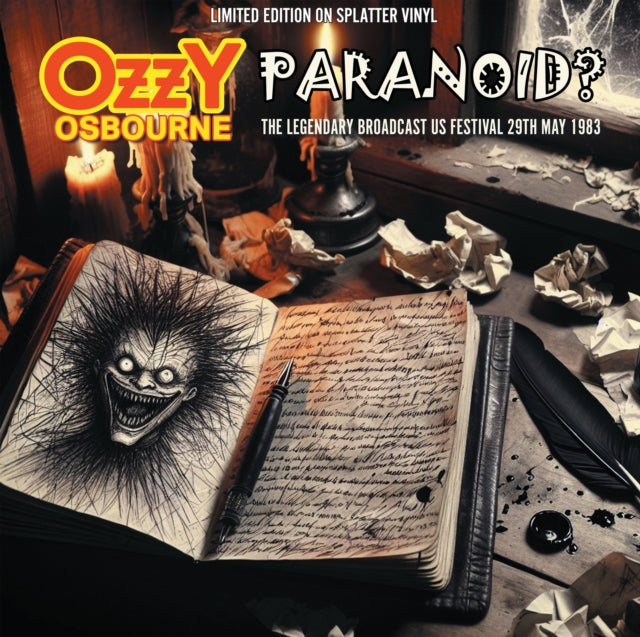 Ozzy Osbourne - Paranoid? US Festival '83 (Orange/Red Splatter Vinyl) [Import] | Mint (M) Mint (M)-