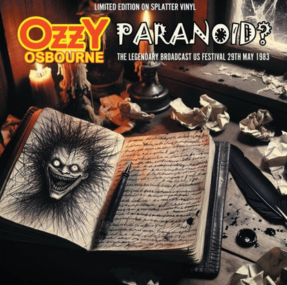 Ozzy Osbourne - Paranoid? US Festival '83 (Orange/Red Splatter Vinyl) [Import] | Mint (M) Mint (M)-