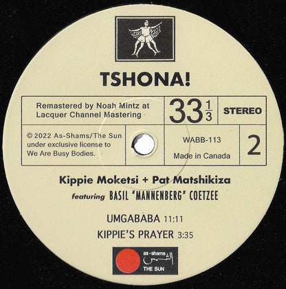 Pat Matshikiza - Kippie Moeketsi Featuring Basil C - Tshona! | Mint (M) Mint (M)-