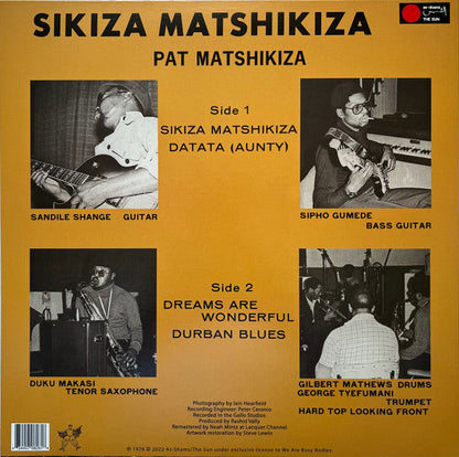 Pat Matshikiza - Sikiza Matshikiza [Import] (VINYL) | Mint (M) Mint (M)-