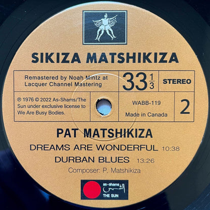 Pat Matshikiza - Sikiza Matshikiza [Import] (VINYL) | Mint (M) Mint (M)-