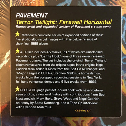 Pavement - Terror Twilight: Farewell Horizontal | Mint (M) Mint (M)-