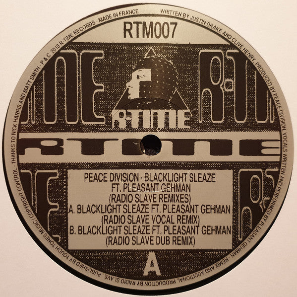 Blacklight Sleaze (Radio Slave Remixes) | Mint (M) Mint (M)--
