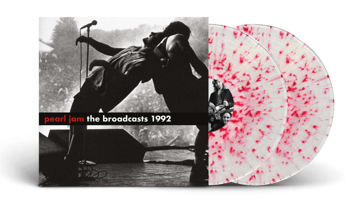 Pearl Jam - The Broadcasts 1992 (CLEAR/RED SPLATTER VINYL) | Mint (M) Mint (M)-