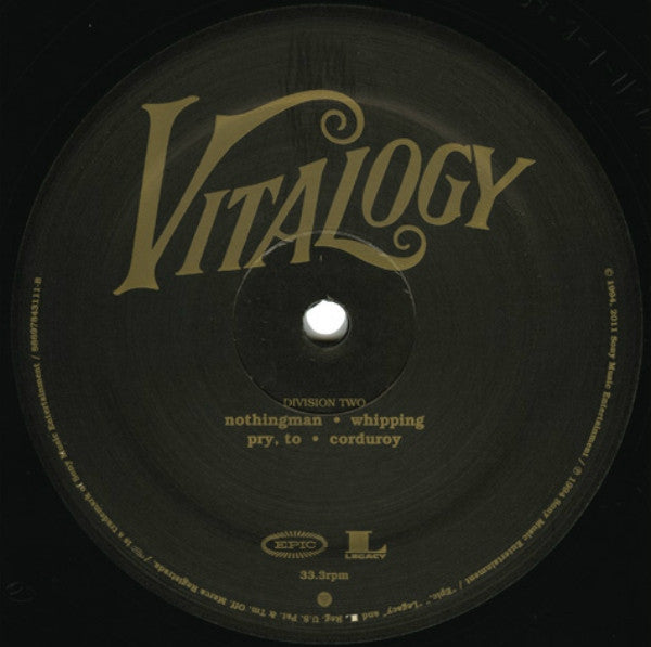 Pearl Jam - Vitalogy (180 GRAM VINYL) | Mint (M) Mint (M)-