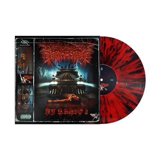 Peelingflesh - Pf Radio 2 (Red & Black Splatter Vinyl) | Mint (M) Mint (M)-