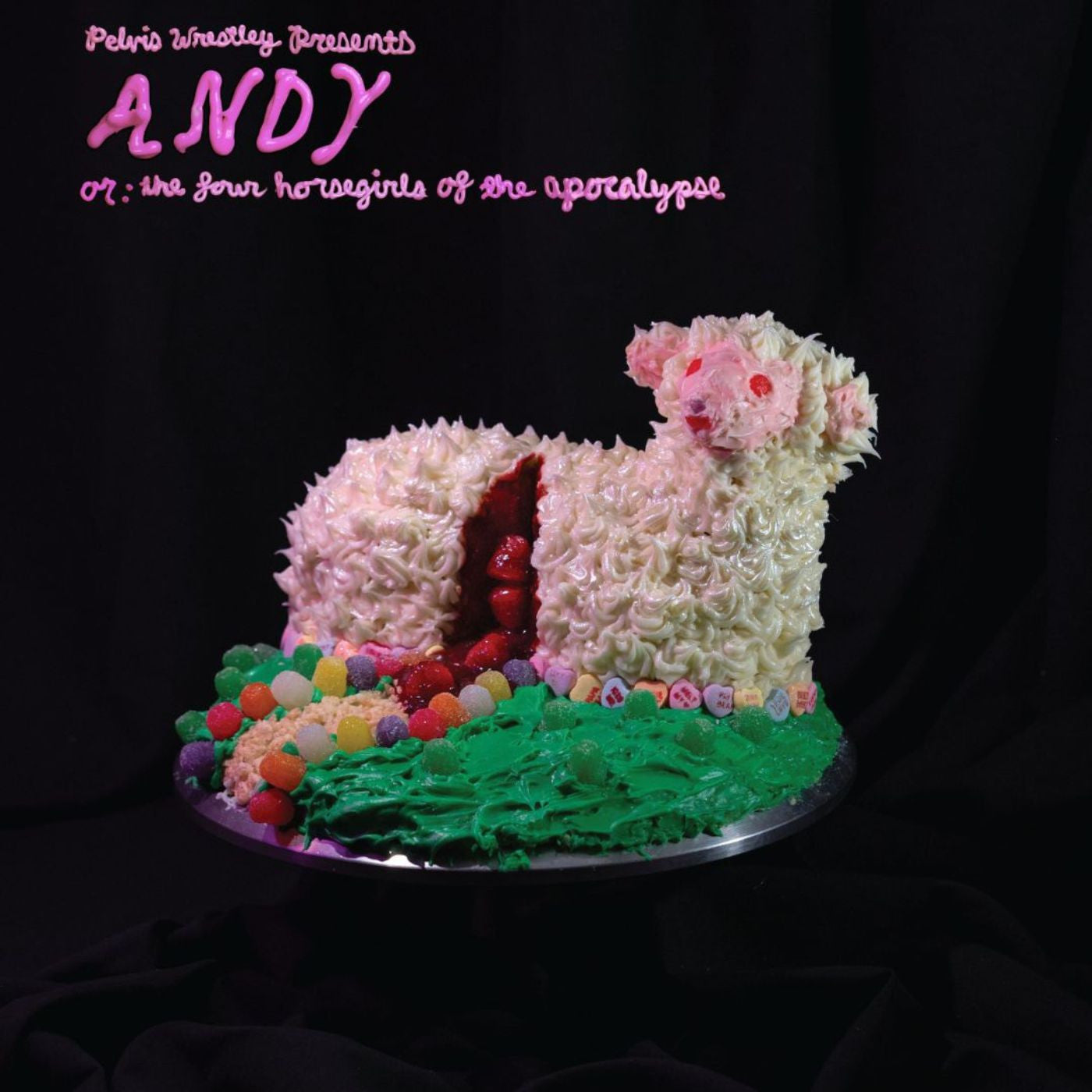 Pelvis Wrestley - Andy, Or: The Four Horsegirls Of The Apocalypse (Pink Frosting VINYL) | Mint (M) Mint (M)-