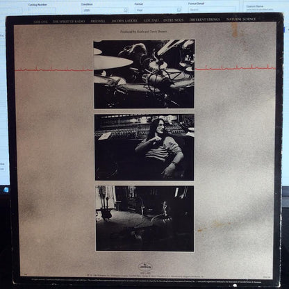 Rush - Permanent Waves (VINYL LP Mercury ‎– SRM-1-4001, Mercury ‎– 9110.143) | USED Very Good Plus (VG+) Very Good Plus (VG+)-