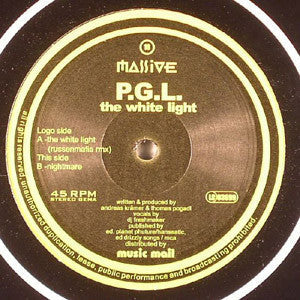 P.G.L. - The White Light | Very Good Plus (VG+) Very Good Plus (VG+)--