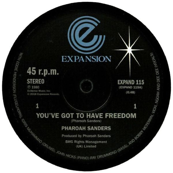Pharoah Sanders - You've Got To Have Freedom / Got To Give It Up (VINYL) | Mint (M) Mint (M)-
