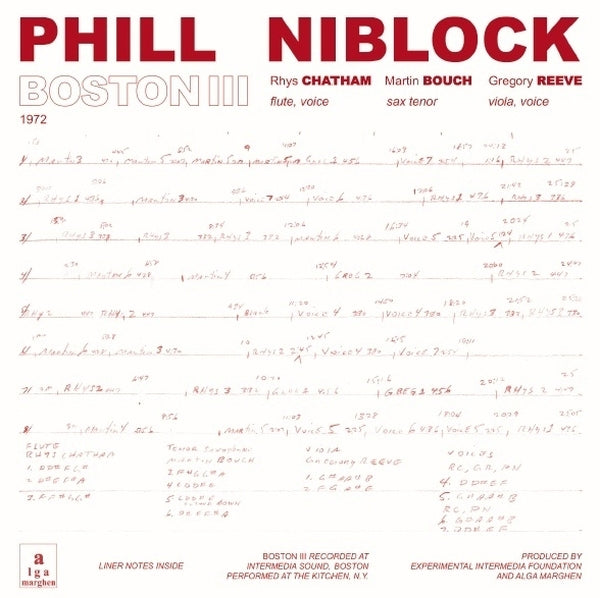 PHILL NIBLOCK - Boston/Tenor/Index |-
