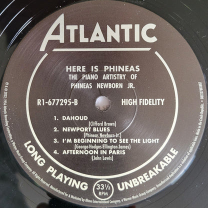 Here Is Phineas (The Piano Artistry Of Phineas Newborn Jr.) | Mint (M) Mint (M)-