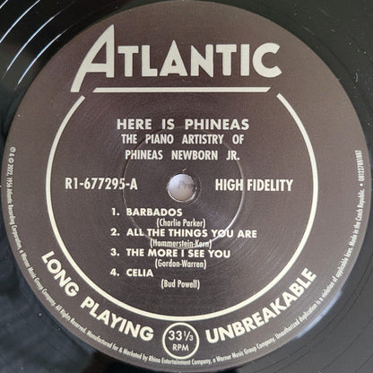 Here Is Phineas (The Piano Artistry Of Phineas Newborn Jr.) | Mint (M) Mint (M)-