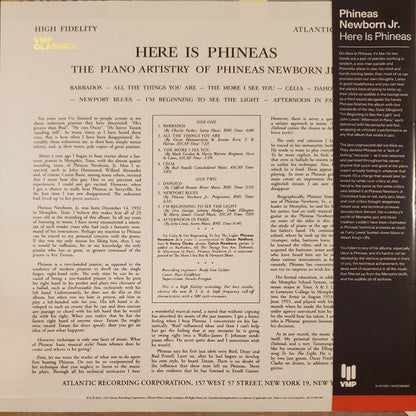 Here Is Phineas (The Piano Artistry Of Phineas Newborn Jr.) | Mint (M) Mint (M)-